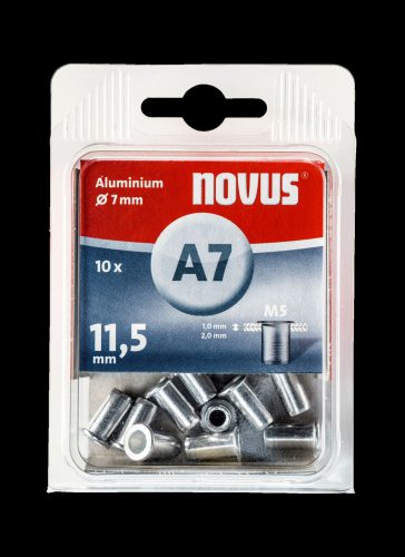Novus popszegecs-anya M5 A7 x 11.5 alu 1.0-2.0 10DB