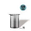Novus popszegecs-anya M6 S9 x 14.5 acél 0.5-2.0 10DB