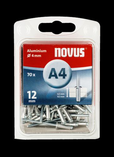Novus popszegecs A 4 x 12 alu 6.5-8.5 70DB