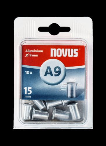 Novus popszegecs-anya M 6x15 alu 30 db