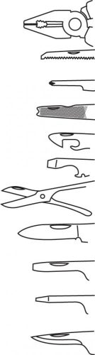 Neo multifunkciós szerszám, 12 funkció, lámpával, 100 mm