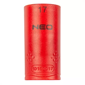Neo dugókulcs 6-lapú 1/2", 17 mm, szigetelt