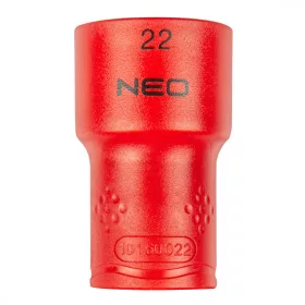 Neo dugókulcs 6-lapú 1/2", 22 mm, szigetelt