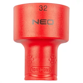 Neo dugókulcs 6-lapú 1/2", 32 mm, szigetelt