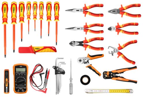 Neo villanyszerelő hátizsák szerszámkészlet 31 részes