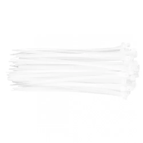 Neo kábelkötegelő 4,8x200 mm, fehér, 75 részes