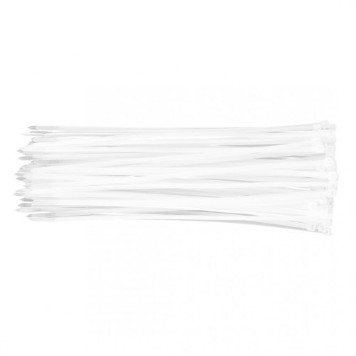 Neo kábelkötegelő 4,8x300 mm, fehér, 75 részes