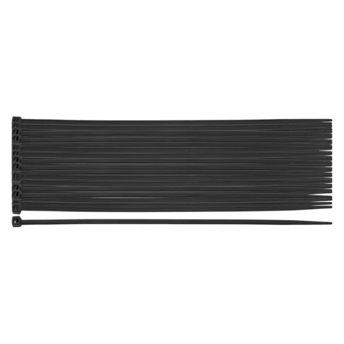 Neo kábelkötegelő 2,5x150 mm, fekete, 100 részes
