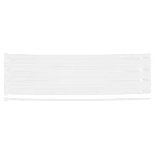 Neo kábelkötegelő 4,8x300 mm, fehér, 100 részes