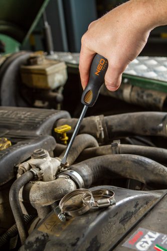 Neo csavarhúzó, lapos, 8,0x200 mm