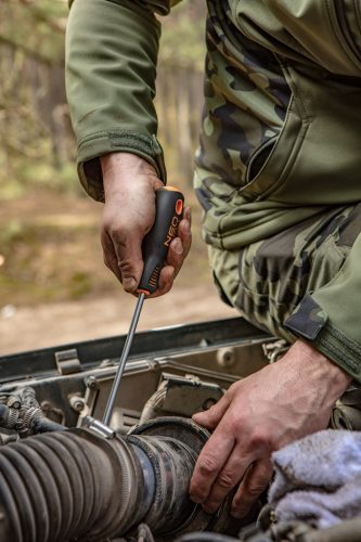 Neo csavarhúzó, lapos, 8,0x200 mm