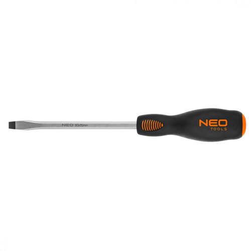 Neo csavarhúzó, lapos 8,0x150 mm, hatszögletű szár
