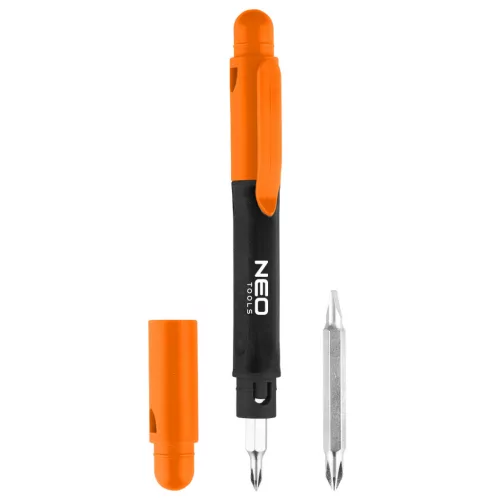Neo mini csavarhúzó bitekkel, SL3, SL4, PH0, PH1