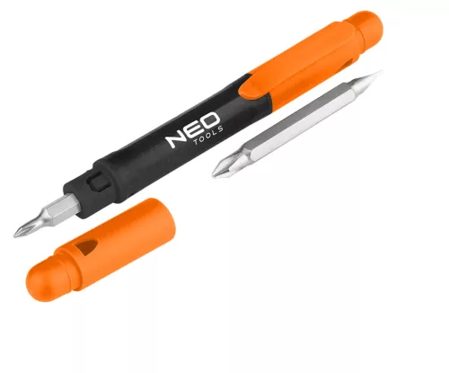 Neo mini csavarhúzó bitekkel, SL3, SL4, PH0, PH1