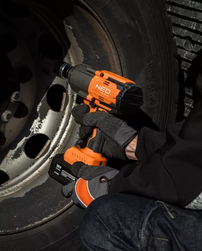 Neo akkus ütvecsavarozó 18V, 1/2", 1100Nm, Akku és töltő nélkül
