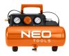 Neo akkus kompresszor 8 bar, Akku és töltő nélkül