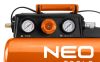 Neo akkus kompresszor 8 bar, Akku és töltő nélkül