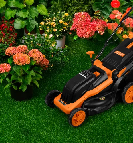 Neo elektromos fűnyíró 1600W 380mm, 45L kosár