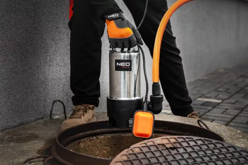 Neo szennyvíz szivattyú 1100W, 18 000 liter/óra