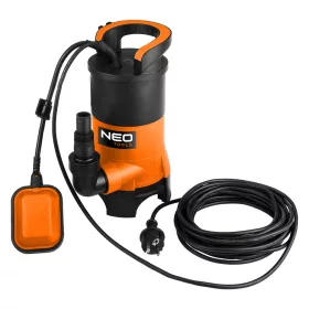 Neo elektromos szennyvízszivattyú, műanyag házas, 400W, 8000L/óra