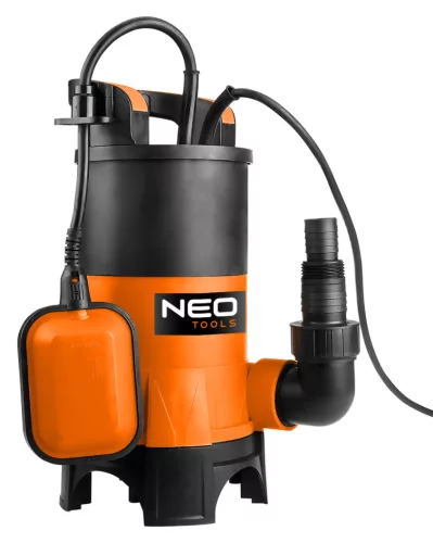Neo elektromos szennyvízszivattyú, műanyag házas, 400W, 8000L/óra
