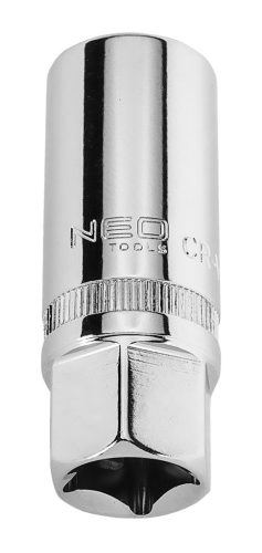 Neo gyertyakulcs 1/2" 16 mm, mágneses, spline