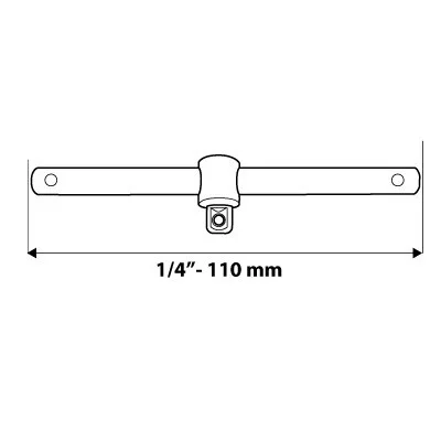 Neo t-hajtókar 1/4"