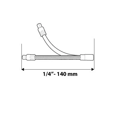 Neo toldószár 1/2", 190 mm, flexibilis