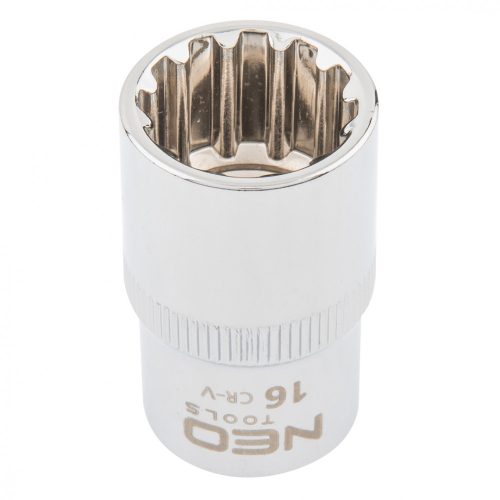 Neo dugókulcs, Spline, 1/2", 16 mm