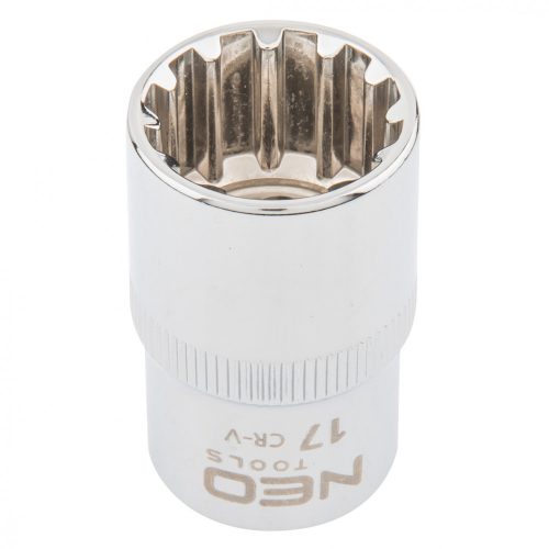 Neo dugókulcs, Spline, 1/2", 17 mm