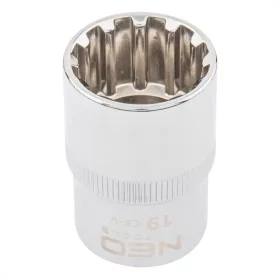 Neo dugókulcs, Spline, 1/2", 19 mm