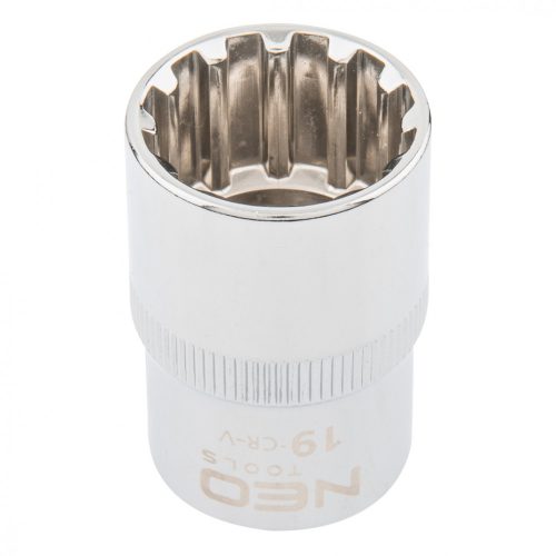 Neo dugókulcs, Spline, 1/2", 19 mm