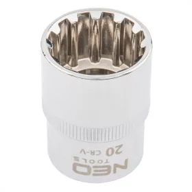 Neo dugókulcs, Spline, 1/2", 20 mm