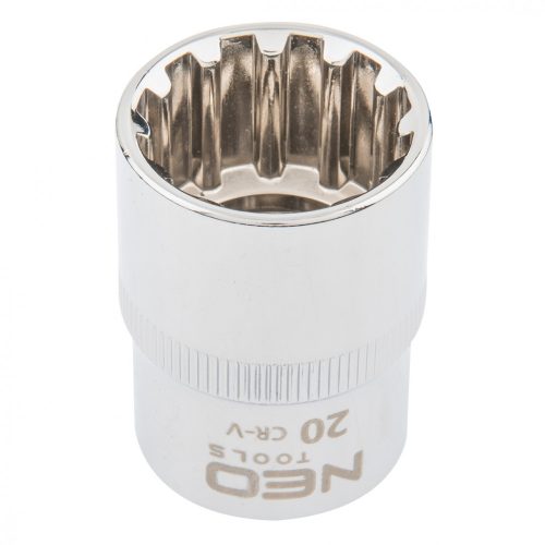 Neo dugókulcs, Spline, 1/2", 20 mm