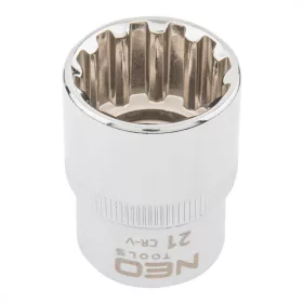Neo dugókulcs, Spline, 1/2", 21 mm
