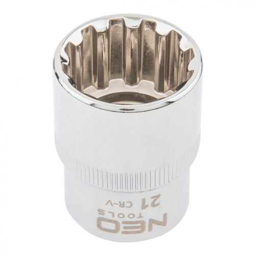 Neo dugókulcs, Spline, 1/2", 21 mm