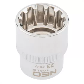 Neo dugókulcs, Spline, 1/2", 23 mm