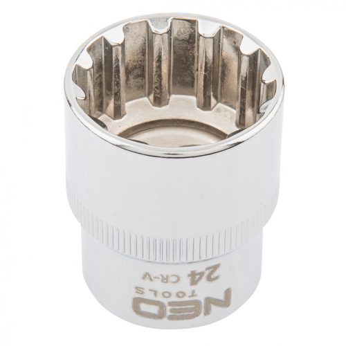 Neo dugókulcs, Spline, 1/2", 24 mm