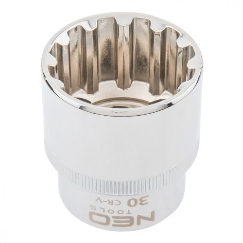 Neo dugókulcs, Spline, 1/2", 30 mm