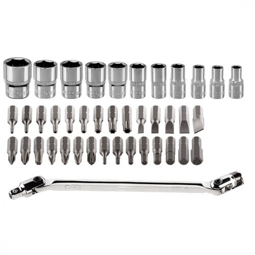 Neo dugókulcskészlet + bitkészlet 41 részes, 1/4"