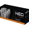 Neo torx dugókulcskészlet 9 részes, 1/2", E10 - T24