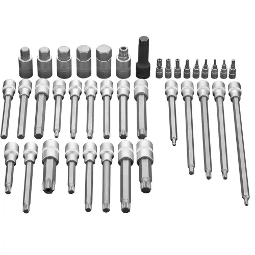 Neo torx bit- és kulcskészlet 38 részes, 1/2"