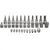 Neo torx bit- és kulcskészlet 3/8", 34 részes