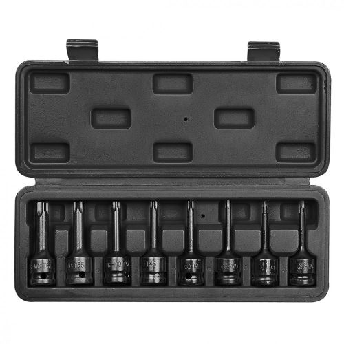 Neo torx bitkészlet gépi, 1/2", 9 részes