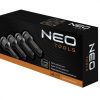 Neo torx bitkészlet gépi, 1/2", 9db