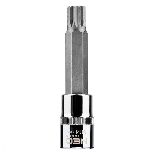 Neo spline dugókulcs 1/2", M14x100 mm
