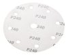 Neo csiszolókorong 150 mm, P240, 5 db, 9 lyukkal