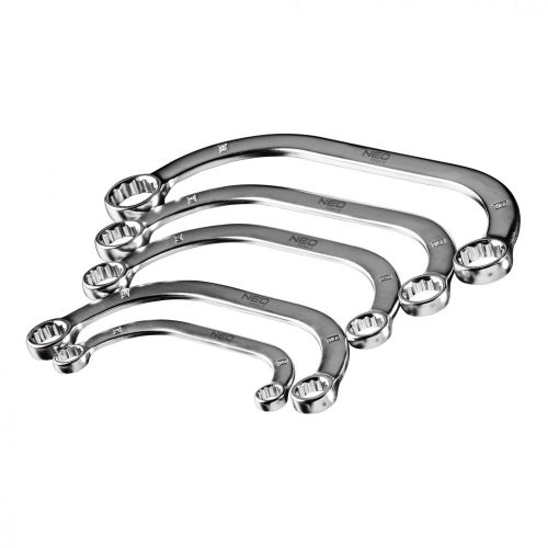 Neo csillagkulcs készlet hajlított 5 részes 9-22 mm