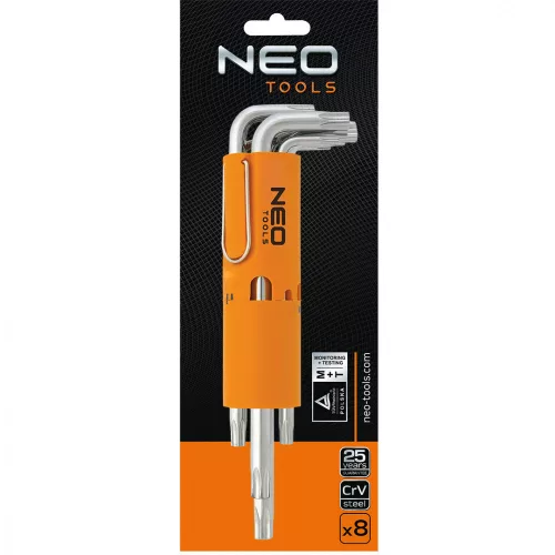 Neo torx kulcskészlet T10-T50, 8 részes