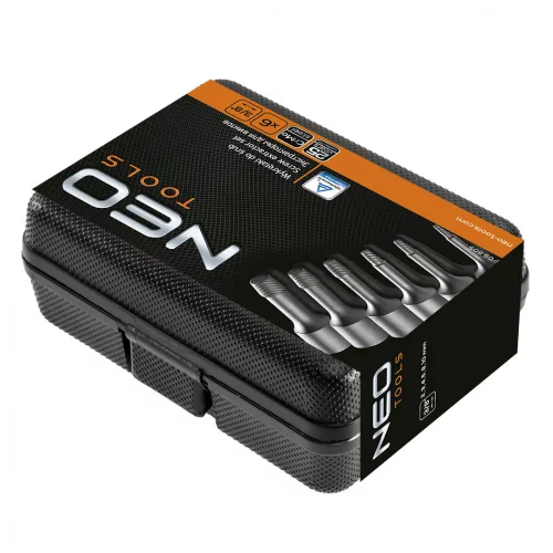 Neo törtcsavar-kihajtó készlet 3/8" 6 részes, 2-10 mm M5-M20